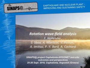 Rotation Wave-Field Analysis. (F. Hollender)