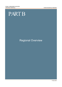 Pilbara Public Environmental Review Strategic Proposal Part B