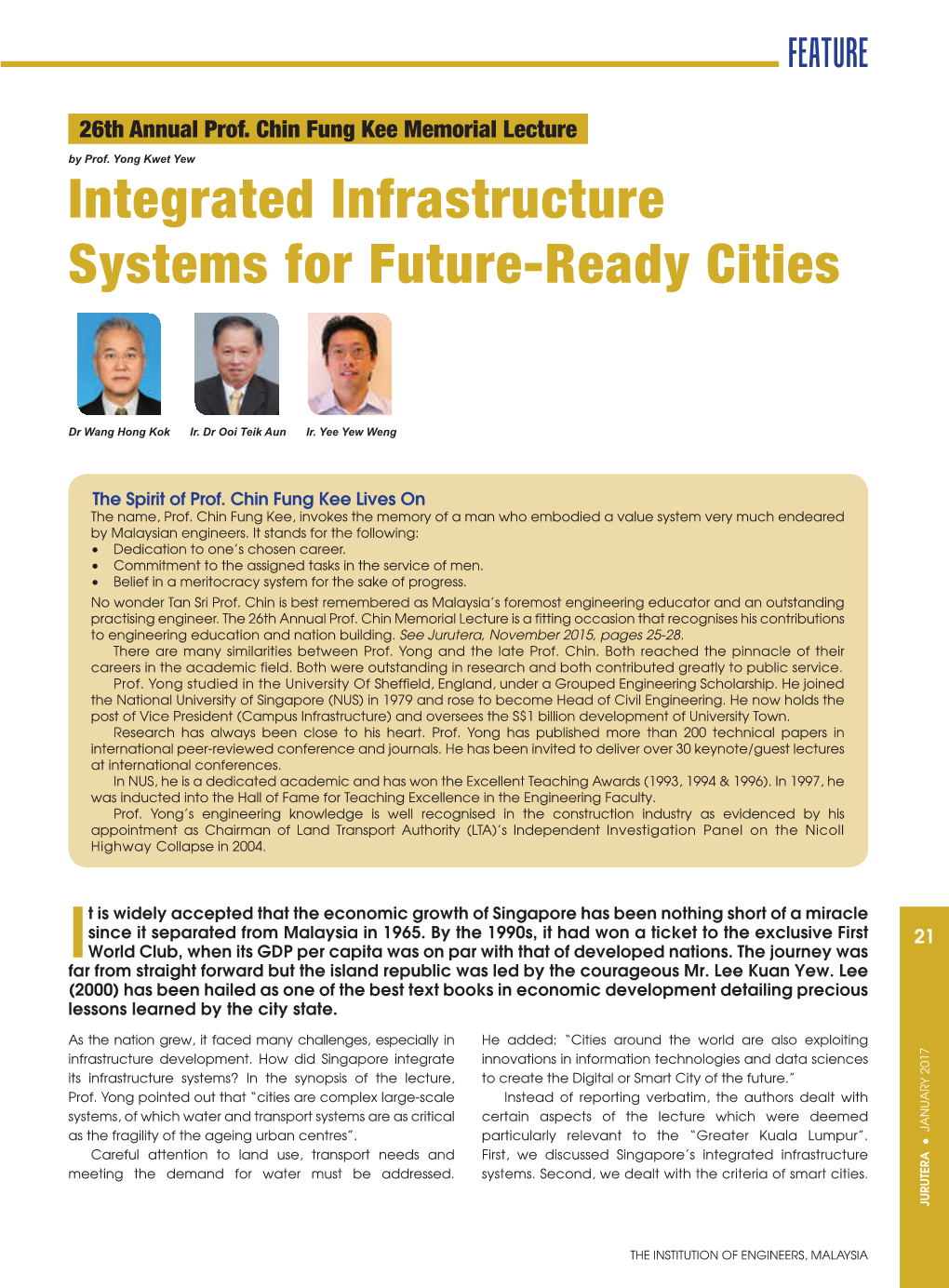 Integrated Infrastructure Systems for Future-Ready Cities