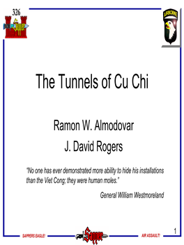 The Tunnels of Cu Chi