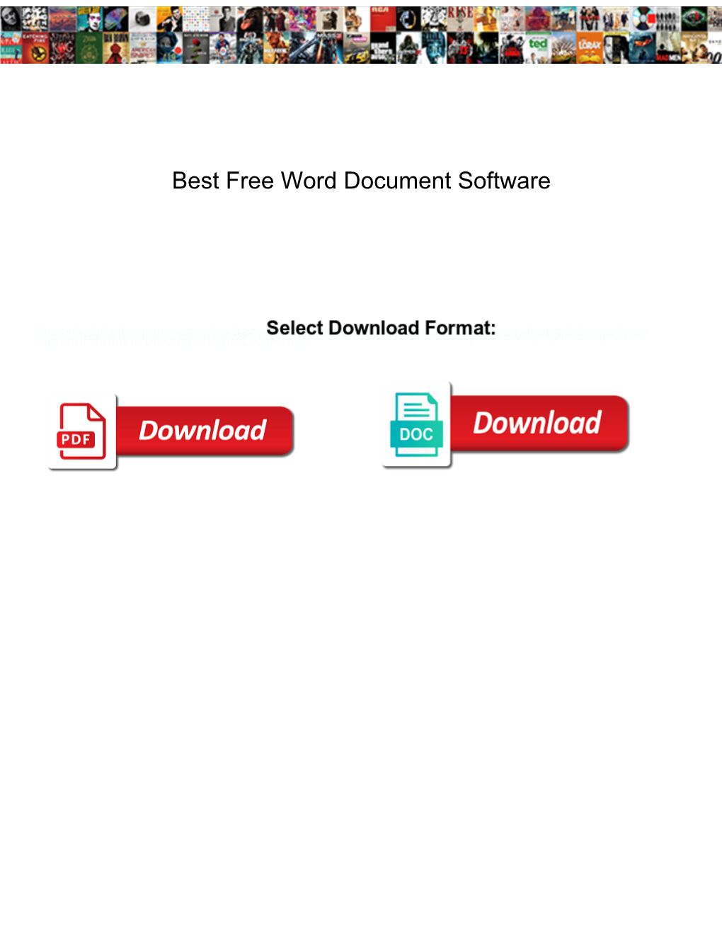 Best Free Word Document Software