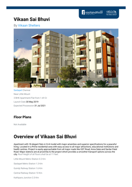 Vikaan Sai Bhuvi by Vikaan Shelters
