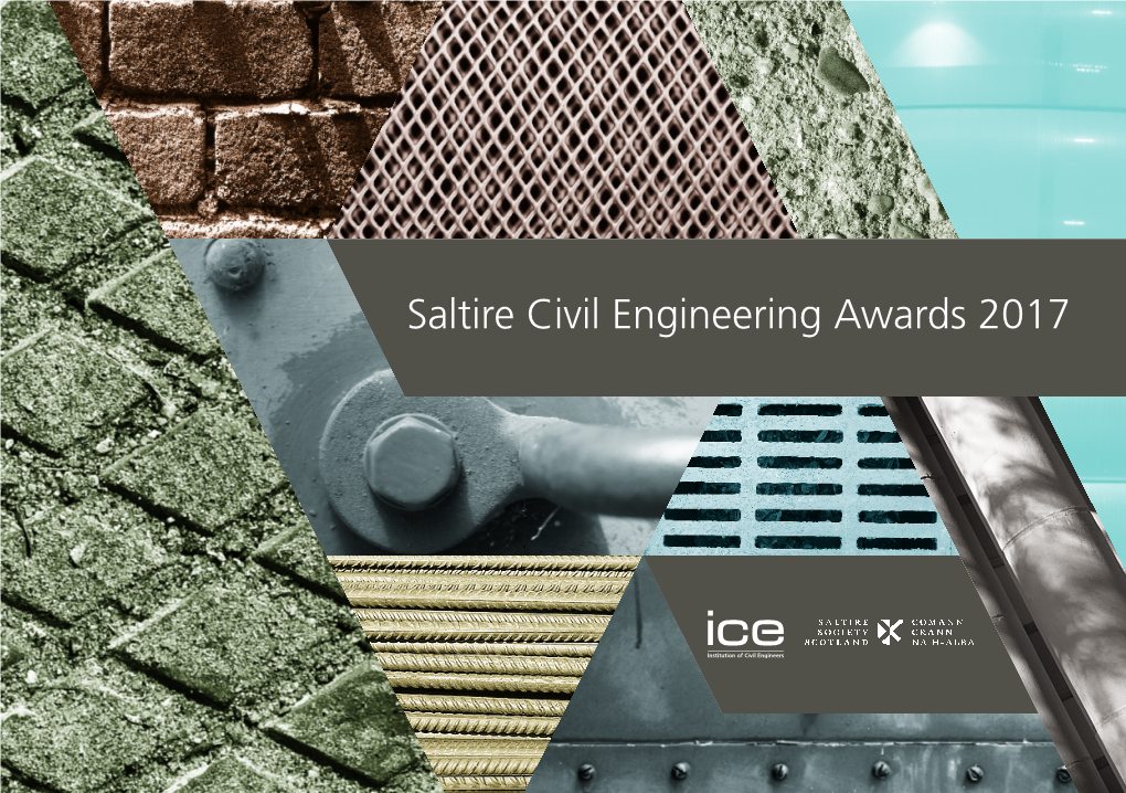 Saltire Civil Engineering Awards 2017 Background