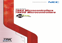8-Bit All Flash 78K0 Microcontrollers 78K0S