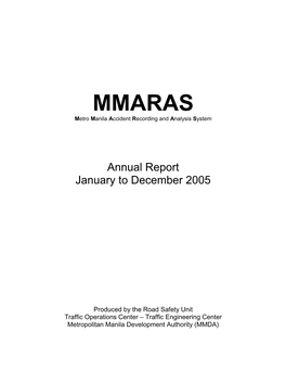 MMARAS Annual Report 2005