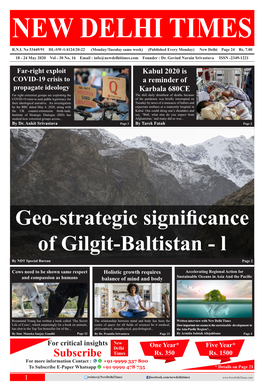 Geo-Strategic Significance of Gilgit-Baltistan - L by NDT Special Bureau Page 2