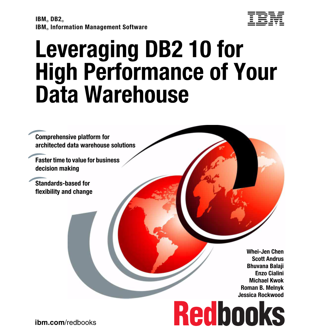 Leveraging DB2 10 for High Performance of Your Data Warehouse