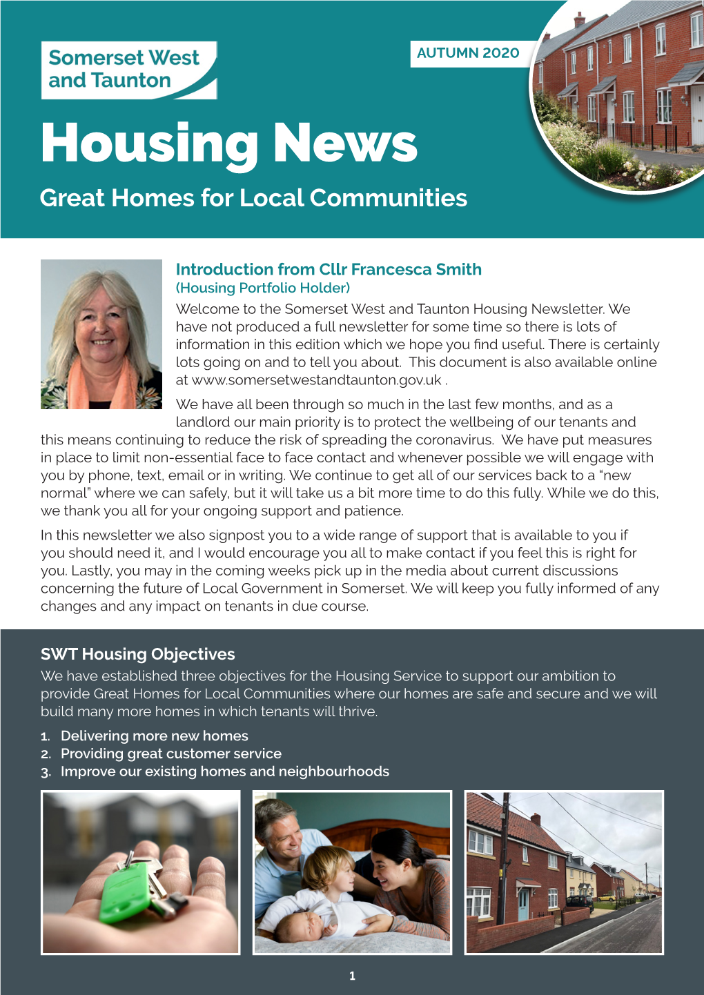 SWT Housing News Autumn 2020