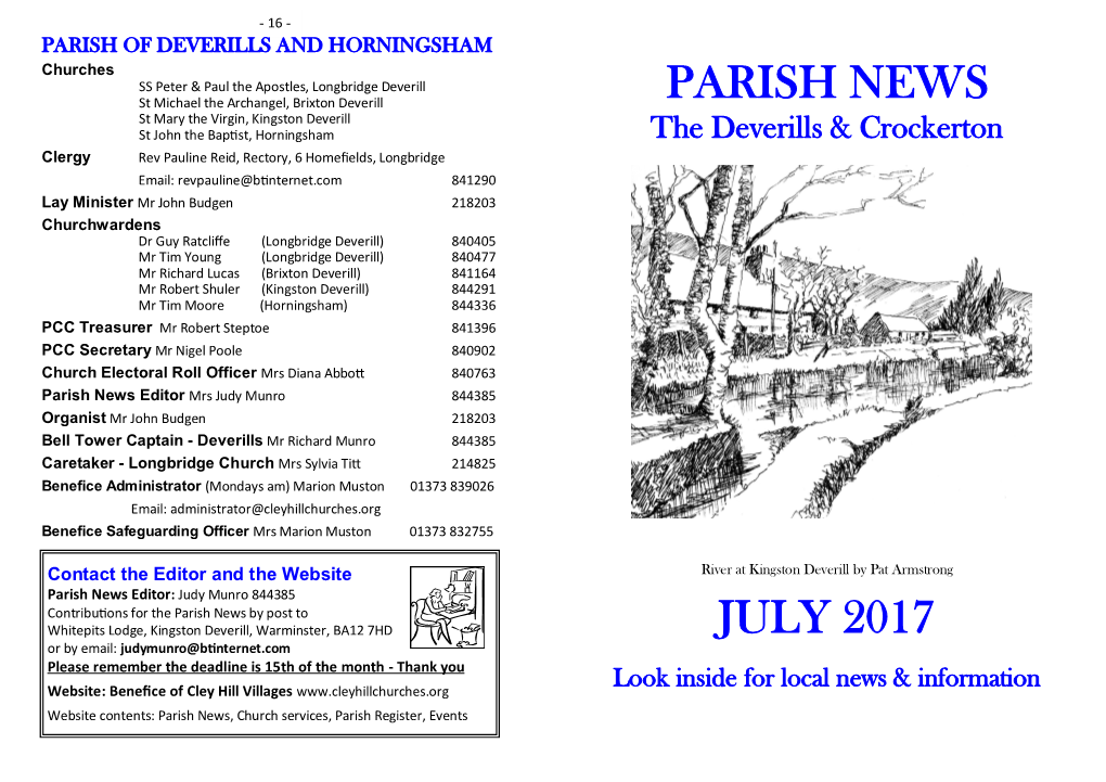Parish News July 2017