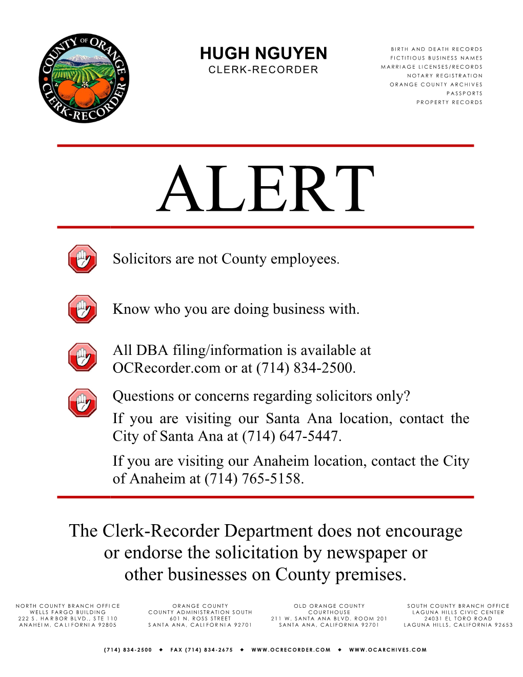 Adjudicated Newspapers in Orange County