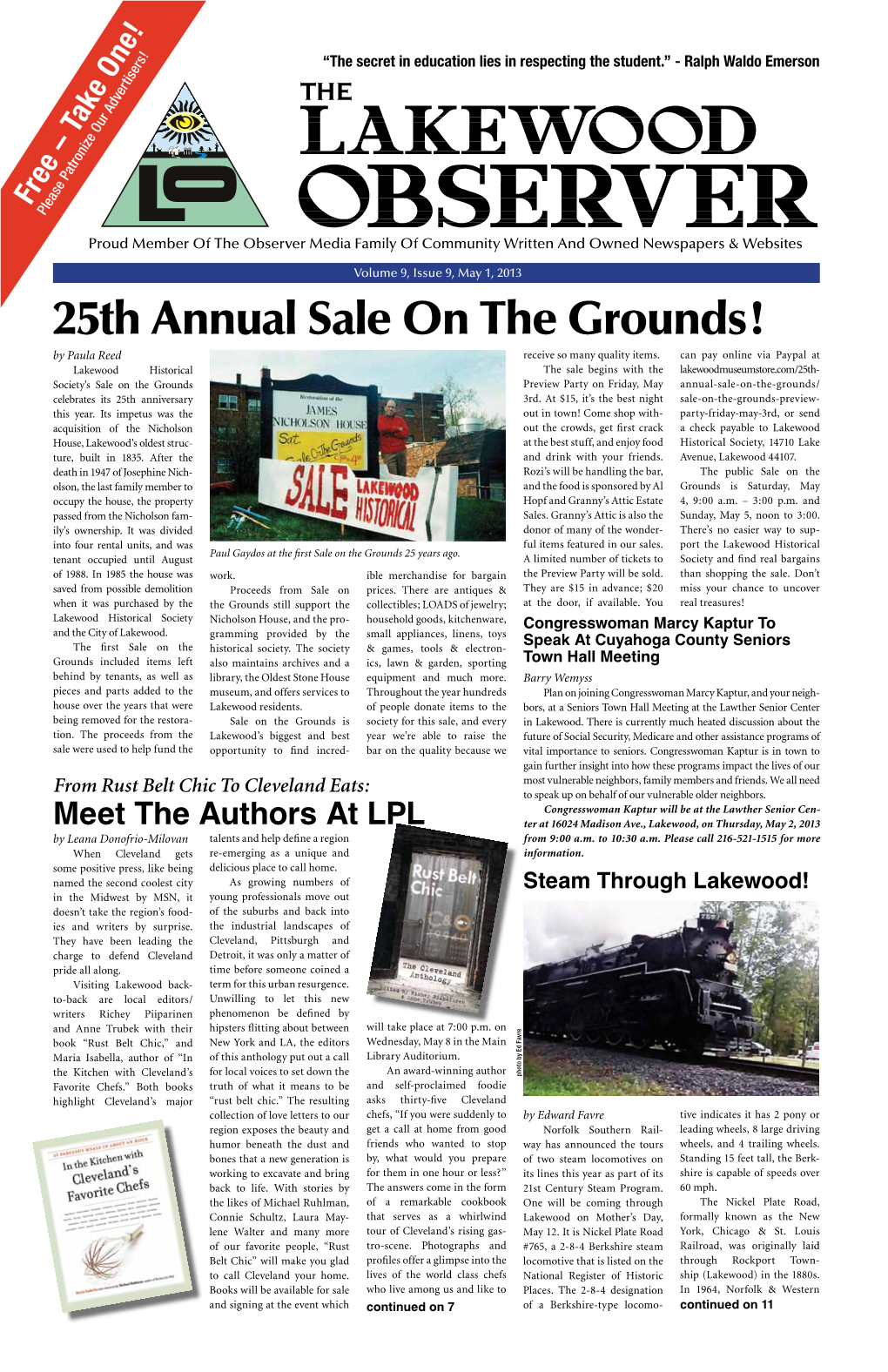 25Th Annual Sale on the Grounds! by Paula Reed Receive So Many Quality Items