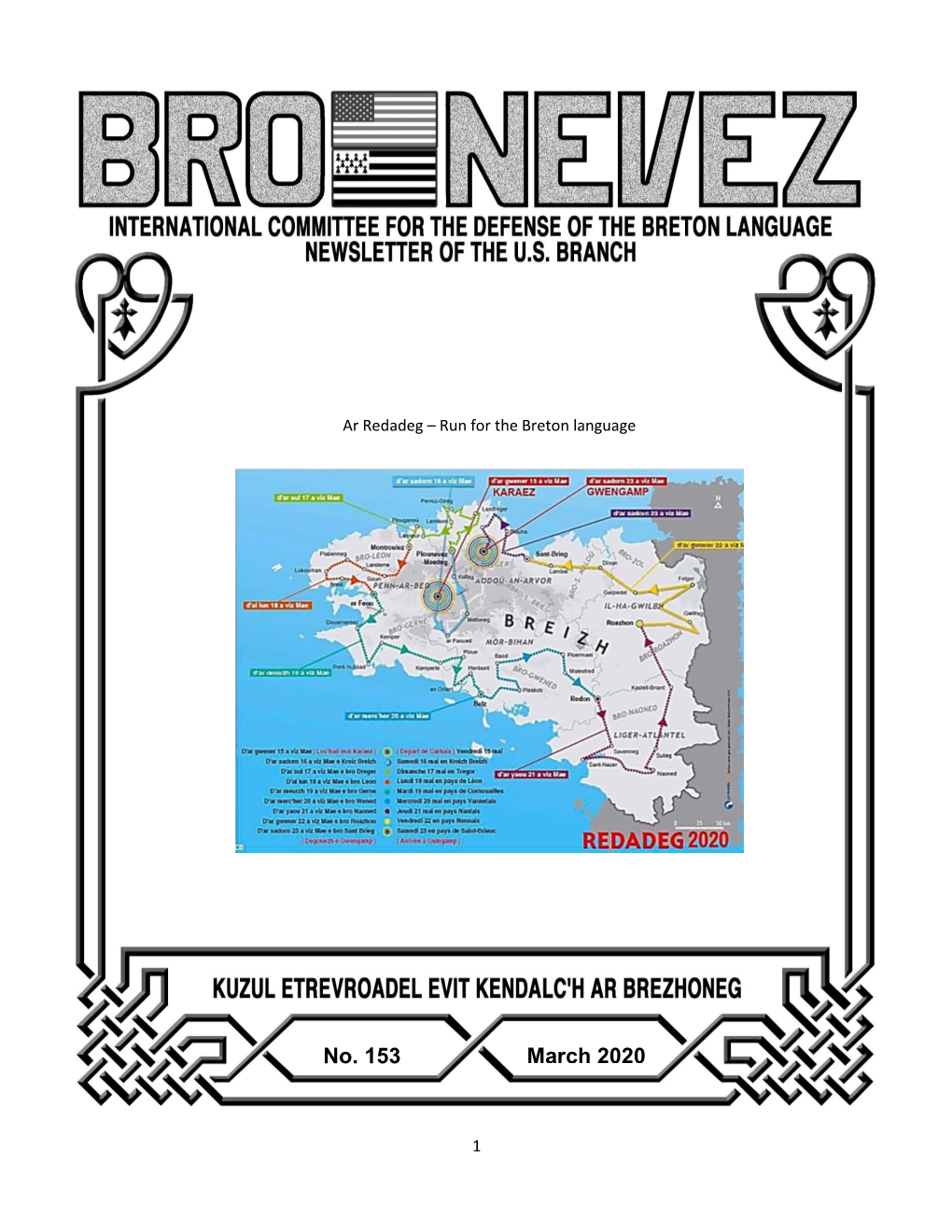 Bro Nevez 153 Editorial