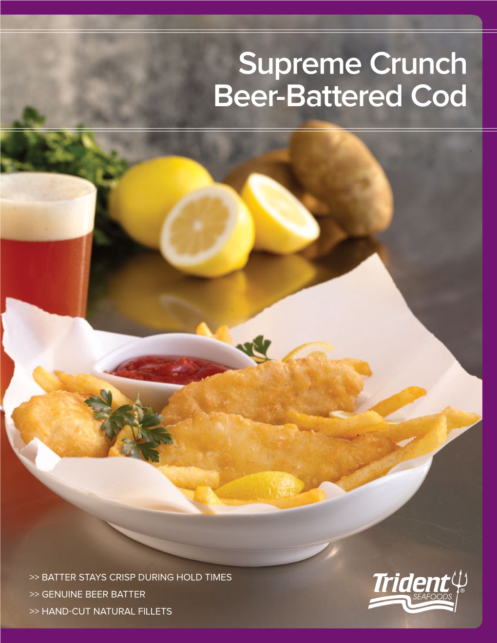 Supreme Crunch Beer-Battered Cod