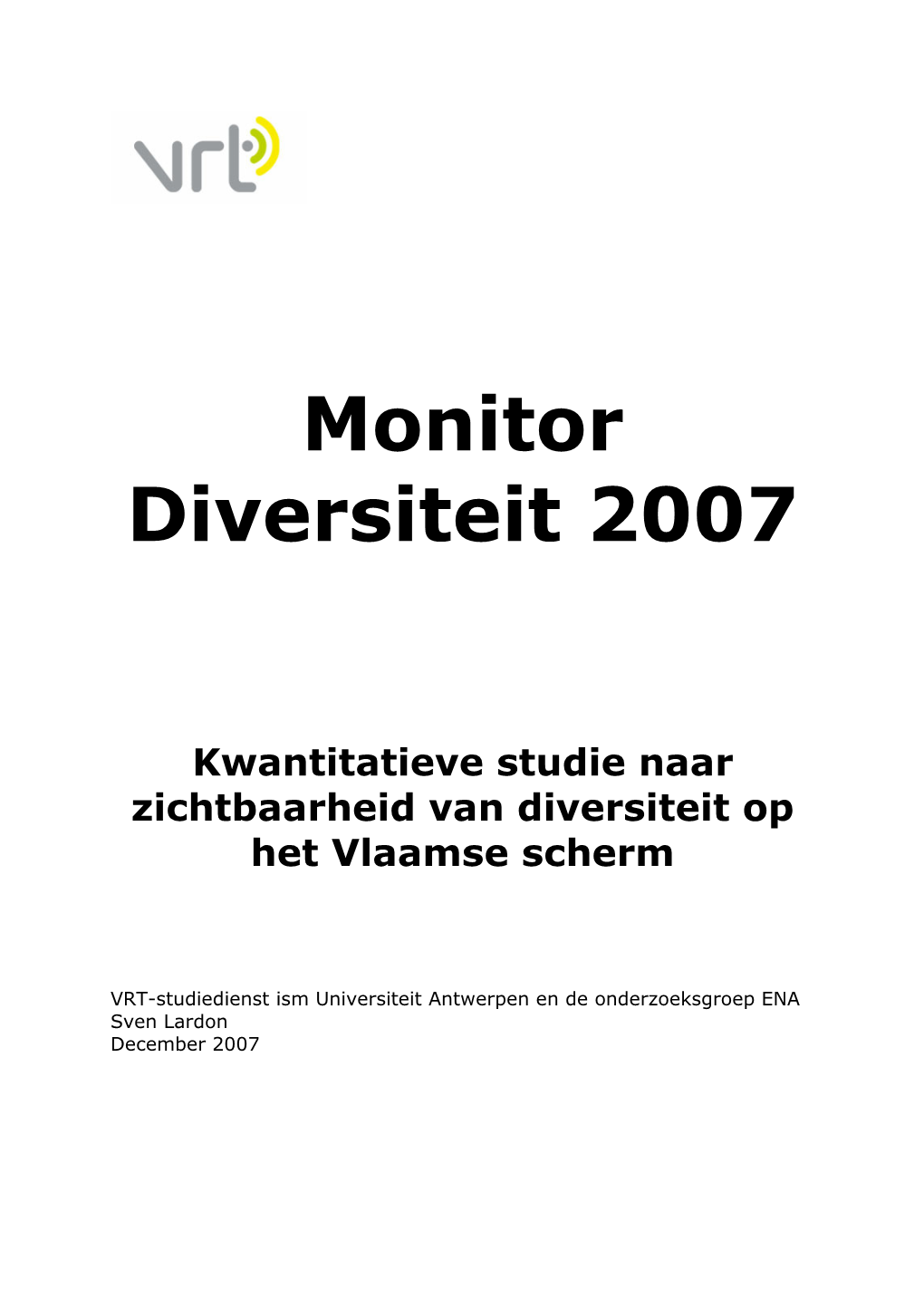 Monitor Diversiteit 2007