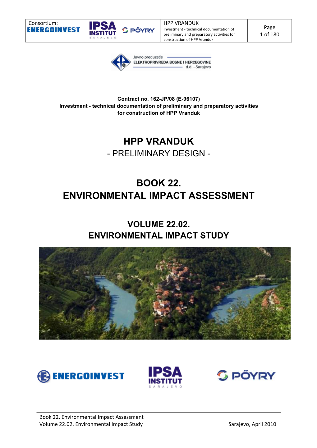 Hpp Vranduk Book 22. Environmental Impact Assessment