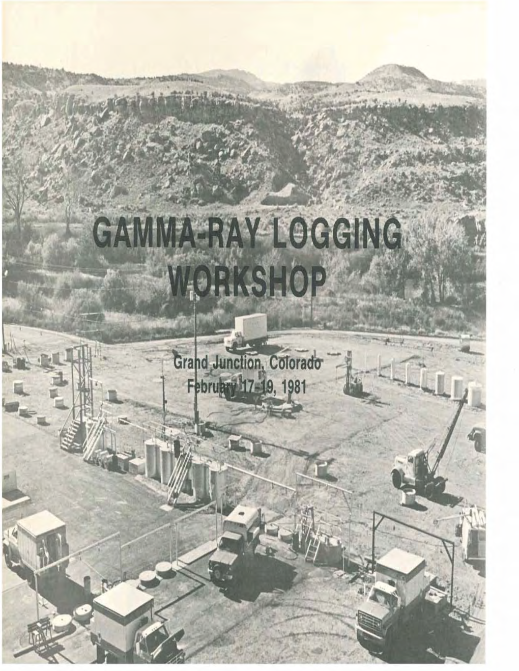 Gamma-Ray Logging Workshop
