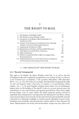 The Right to Bail