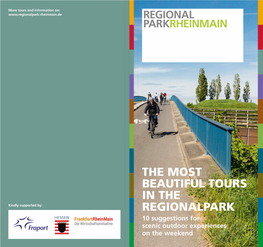 The Most Beautiful Tours in the Regionalpark