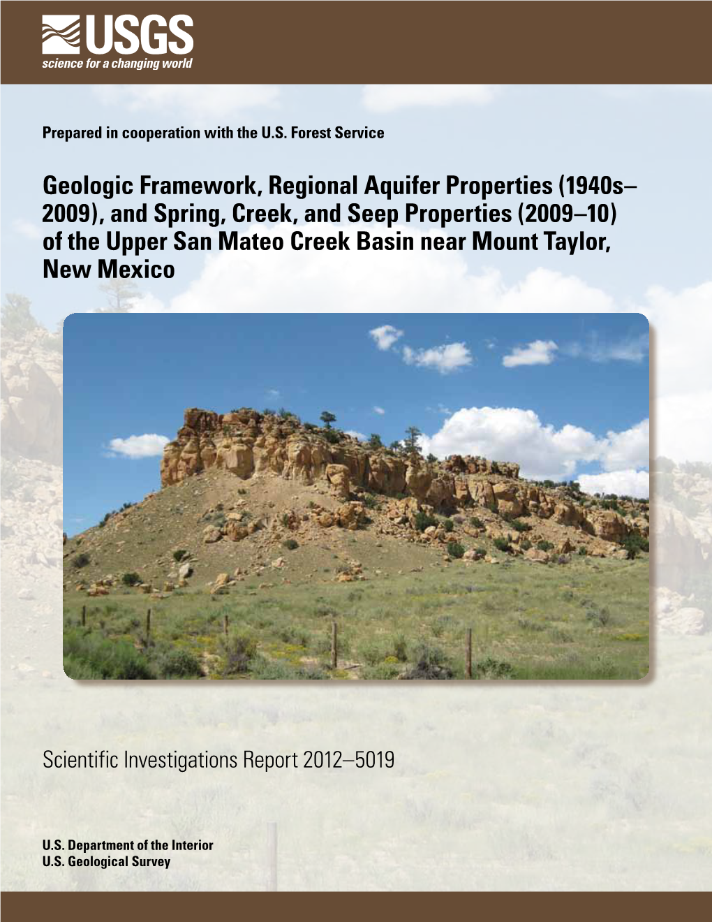 Geologic Framework, Regional Aquifer Properties (1940S– 2009)