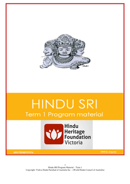 Term 1 Hindu SRI P Material