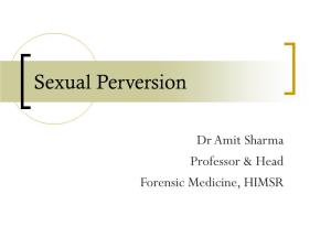 Sexual Perversion