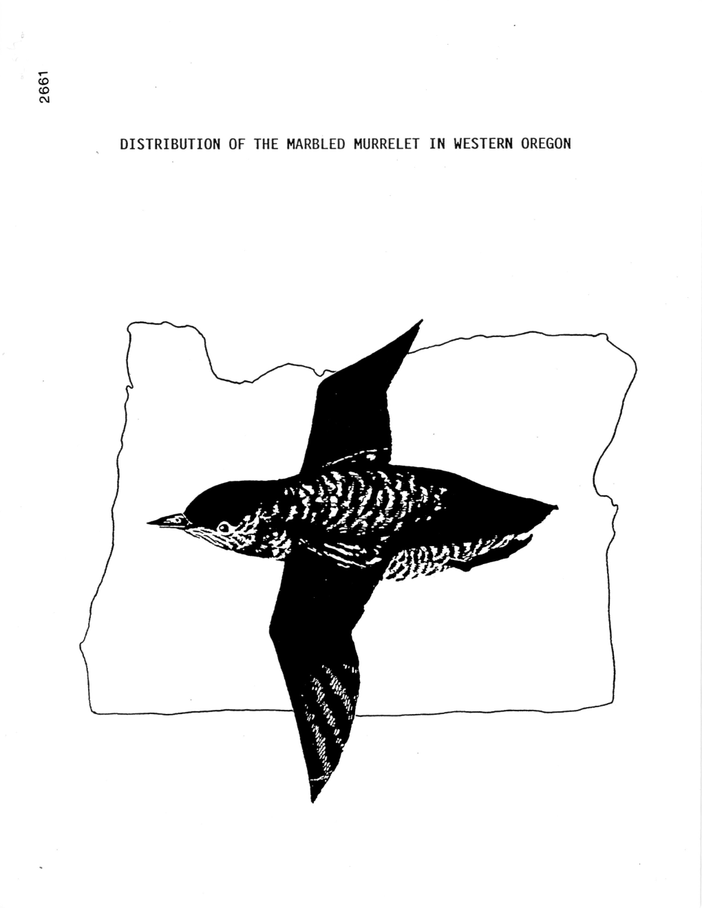 Distribution of the Marbled Murrelet in Western Oregon