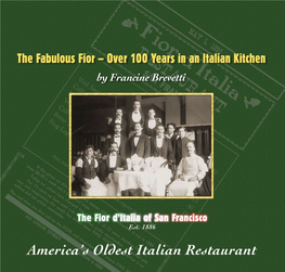 The Fabulous Fior OVER 100 Years in an Italian Kitchen