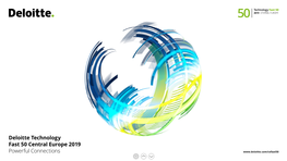 Deloitte Technology Fast 50 Central Europe 2019
