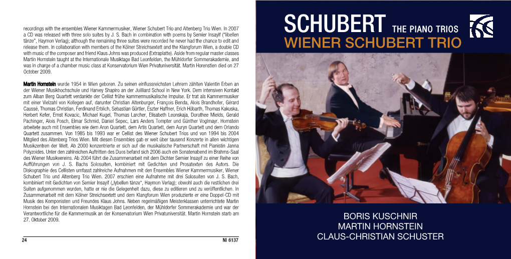 Wiener Schubert Trio and Altenberg Trio Wien