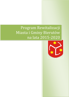 Program Rewitalizacji Miasta I Gminy Bierutów Na Lata 2015-2020