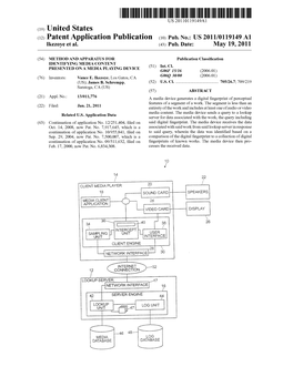 (12) Patent Application Publication (10) Pub. No.: US 2011/0119149 A1 Ikezoye Et Al