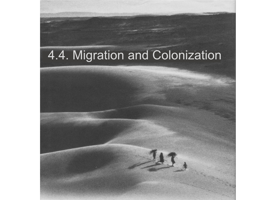 Migration and Colonization the Discovery of Cherchen Man
