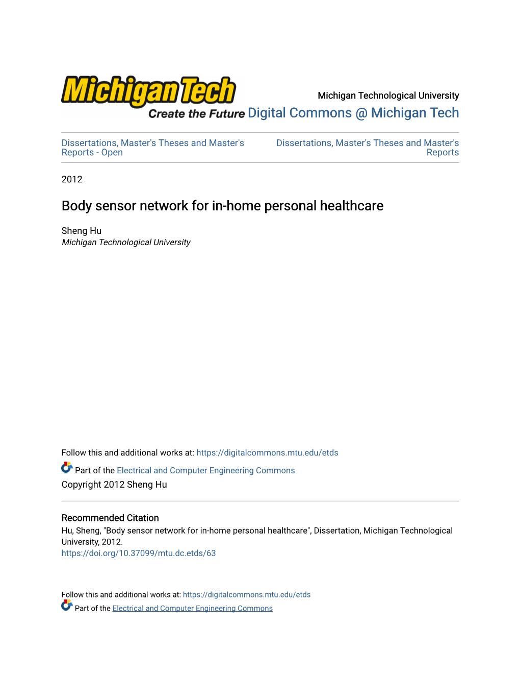 Body Sensor Network for In-Home Personal Healthcare