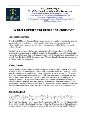 US Committee for Ukrainian Holodomor-Genocide Awareness