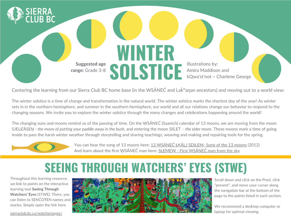 Winter Solstice Is a Time of Change and Transformation in the Natural World