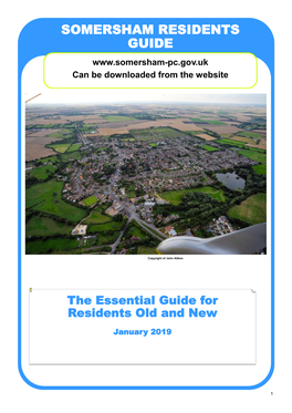 SOMERSHAM RESIDENTS GUIDE Can Be Downloaded from the Website