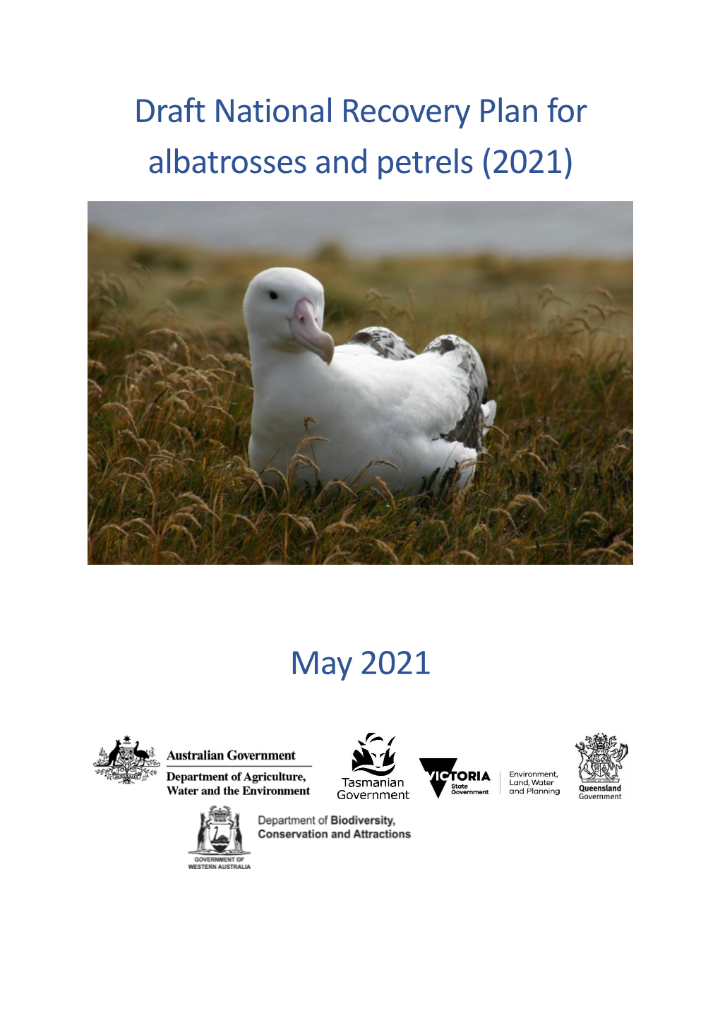 Draft National Recovery Plan for Albatrosses and Petrels (2021)