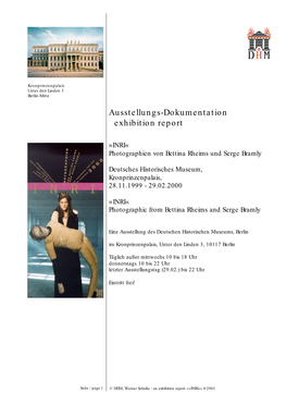 Ausstellungs-Dokumentation Exhibition Report