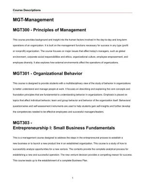 MGT-Management