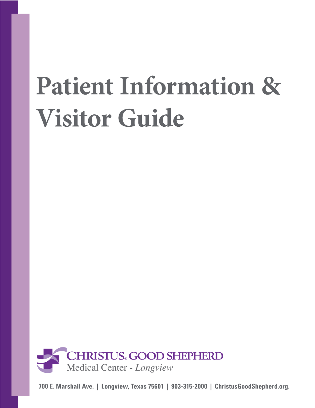 Download Our Patient Guide