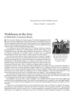 Wodehouse on the Arno