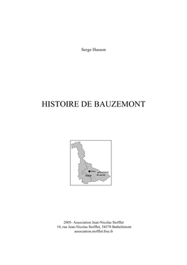 Histoire De Bauzemont