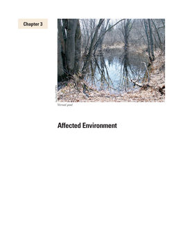 Chapter 3. Affected Environment 3-1 the Upper Androscoggin River Watershed and the Northern Forest