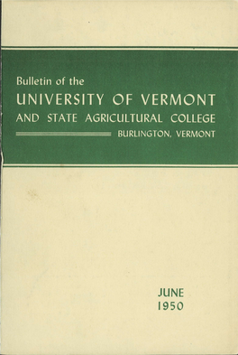1949-1950 Undergraduate Catalogue