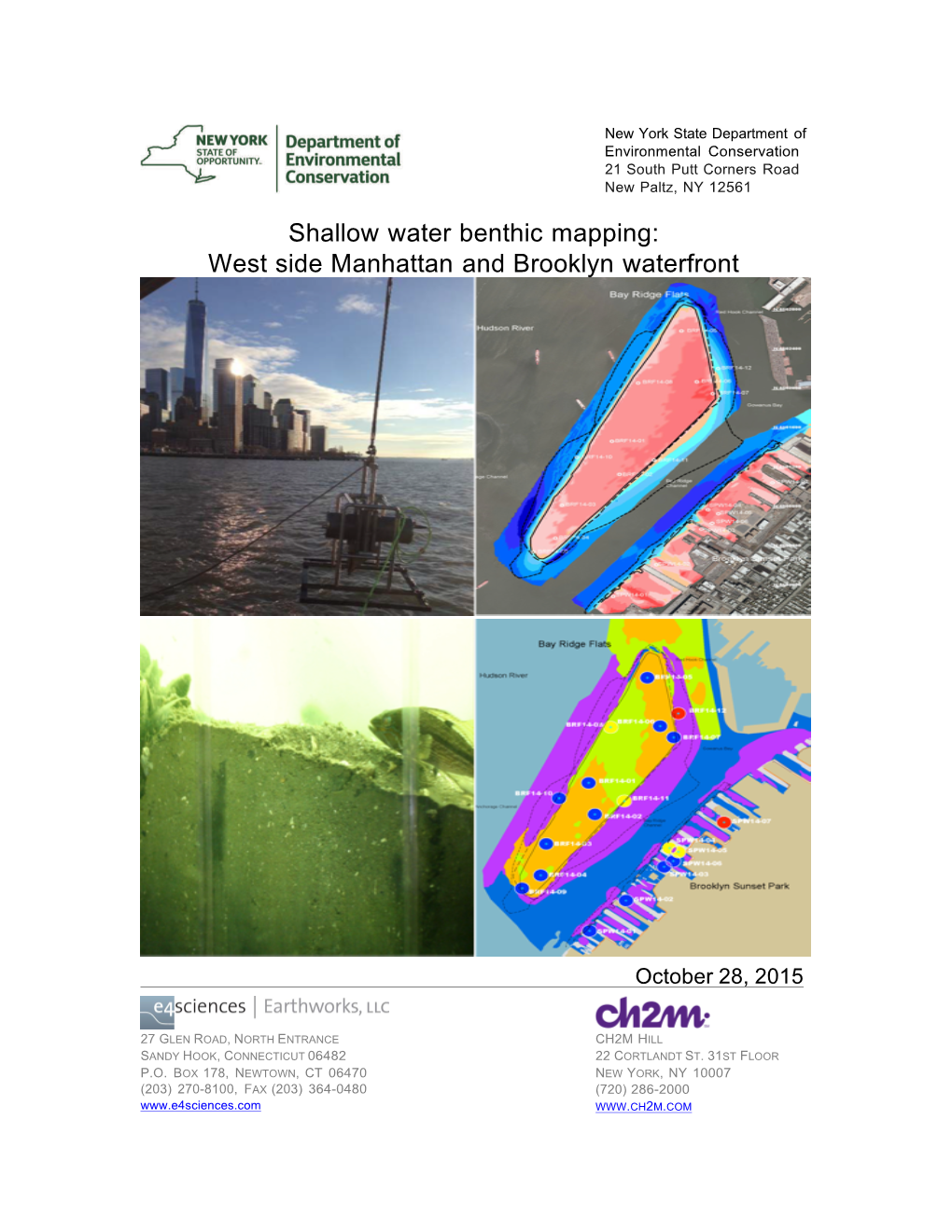 Shallow Water Benthic Mapping: West Side Manhattan and Brooklyn Waterfront