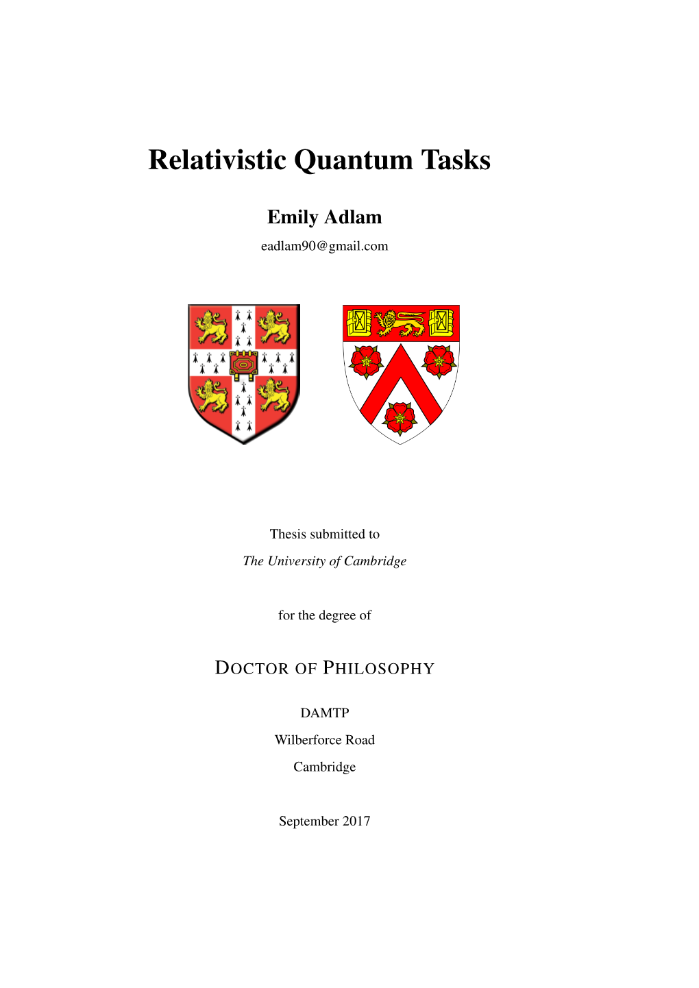 Relativistic Quantum Tasks