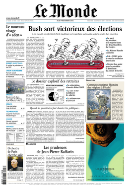 Bush Sort Victorieux Des Élections