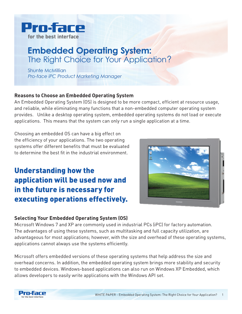 Embedded Operating System