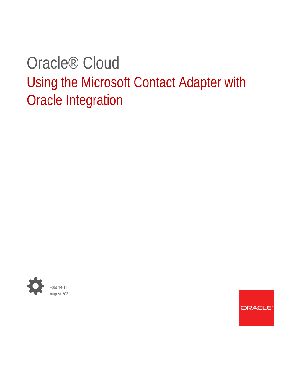 Using the Microsoft Contact Adapter with Oracle Integration