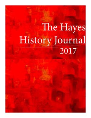 The Hayes History Journal 2017